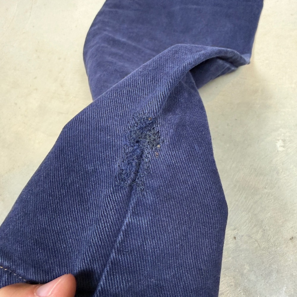 Vintage Marithe Francois Girbaud Navy High Waisted Tapered Jeans 9/10 28" USA - Picture 7 of 9